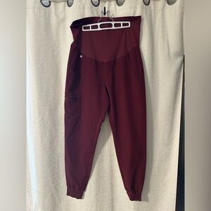 FIGS Zamora Maternity Scrub Pants Size M
